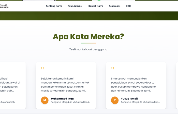 Cerita Sukses Pengurus Masjid Mengelola Zakat Menggunakan Platform Digital Smartziswaf
